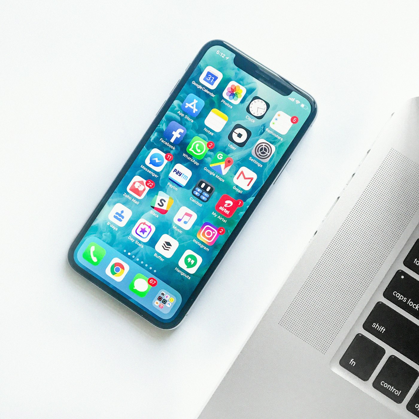 Smartphone with eSIM profile for multi-network connectivity